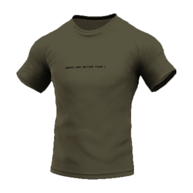 Classic Tee 2 Army 3D Front