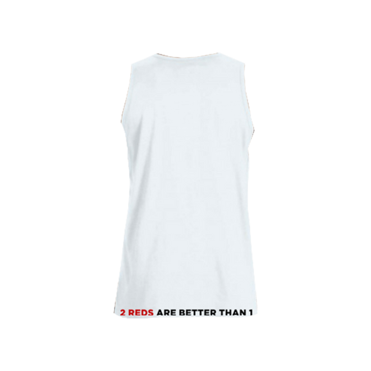 White Muscle Tee 1 Back
