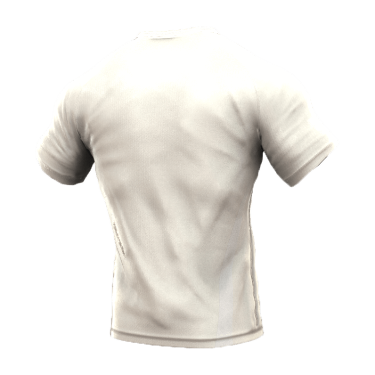 White T-Shirt 3D Back